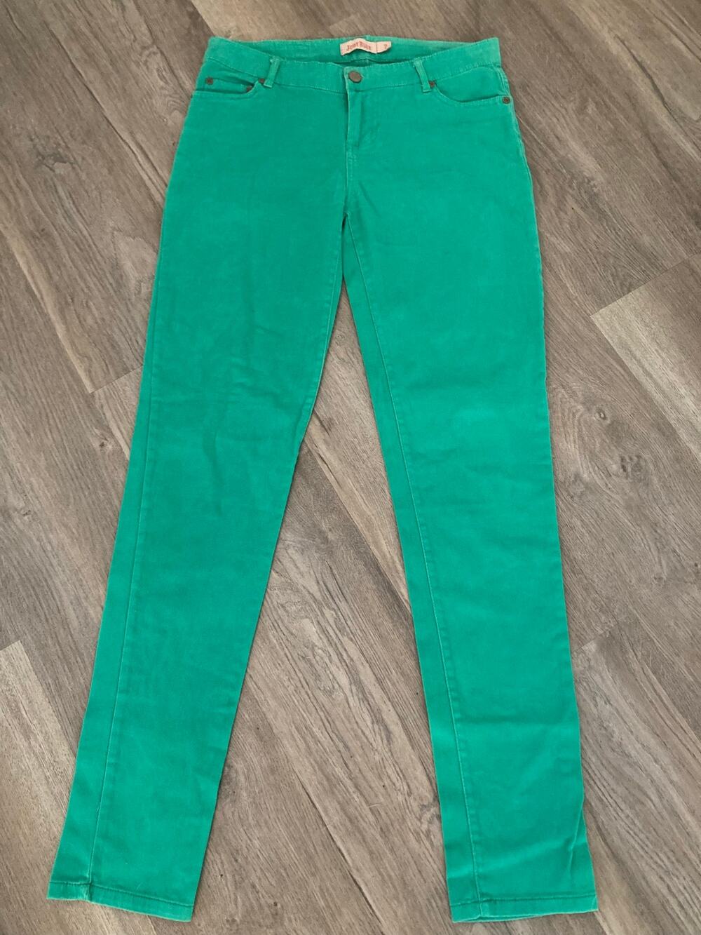 Women’s Judy Blue High Ride Skinny Green Jeans Size 7